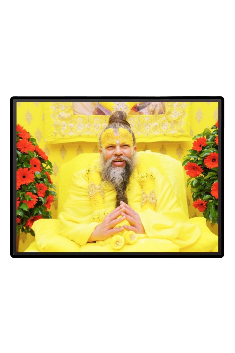 Premanand ji maharaj Laminated Photo - 5x7 Inches, Divine Blessings for Home & Office and Temple Decoration