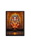 Ganesh Laminated Photo - 5x7 Inches, Divine Blessings for Home & Office and Temple Decoration