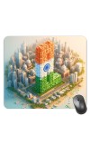 Customized Beautiful India View Picture Sublimation Mouse Pad | 8 X 7.5 Inch | Smooth Cloth Surface | Non-Slip Rubber Base | Personalized Mousepad for Laptop & Desktop (F17388)