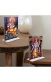 Sri Krishna & Lord Narayan Acrylic T-Style Photo Stand, Compact and Stylish Spiritual Display, easily change 2 photos (Pack of 1)