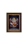 Sri Vishnu Digital Print Photo 6.7x8.7 inches - Vibrant Religious Wall Art for Home, Office and Temple Decor.