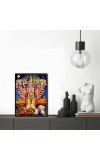 Krishna Roopa to Arjuna in Mahabharata Laminated Photo - 5x7 Inches, Divine Blessings for Home & Office and Temple Decoration