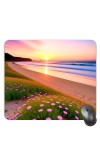 Customized Beautiful View Picture Sublimation Mouse Pad | 8 X 7.5 Inch | Smooth Cloth Surface | Non-Slip Rubber Base | Personalized Mousepad for Laptop & Desktop (F17246)
