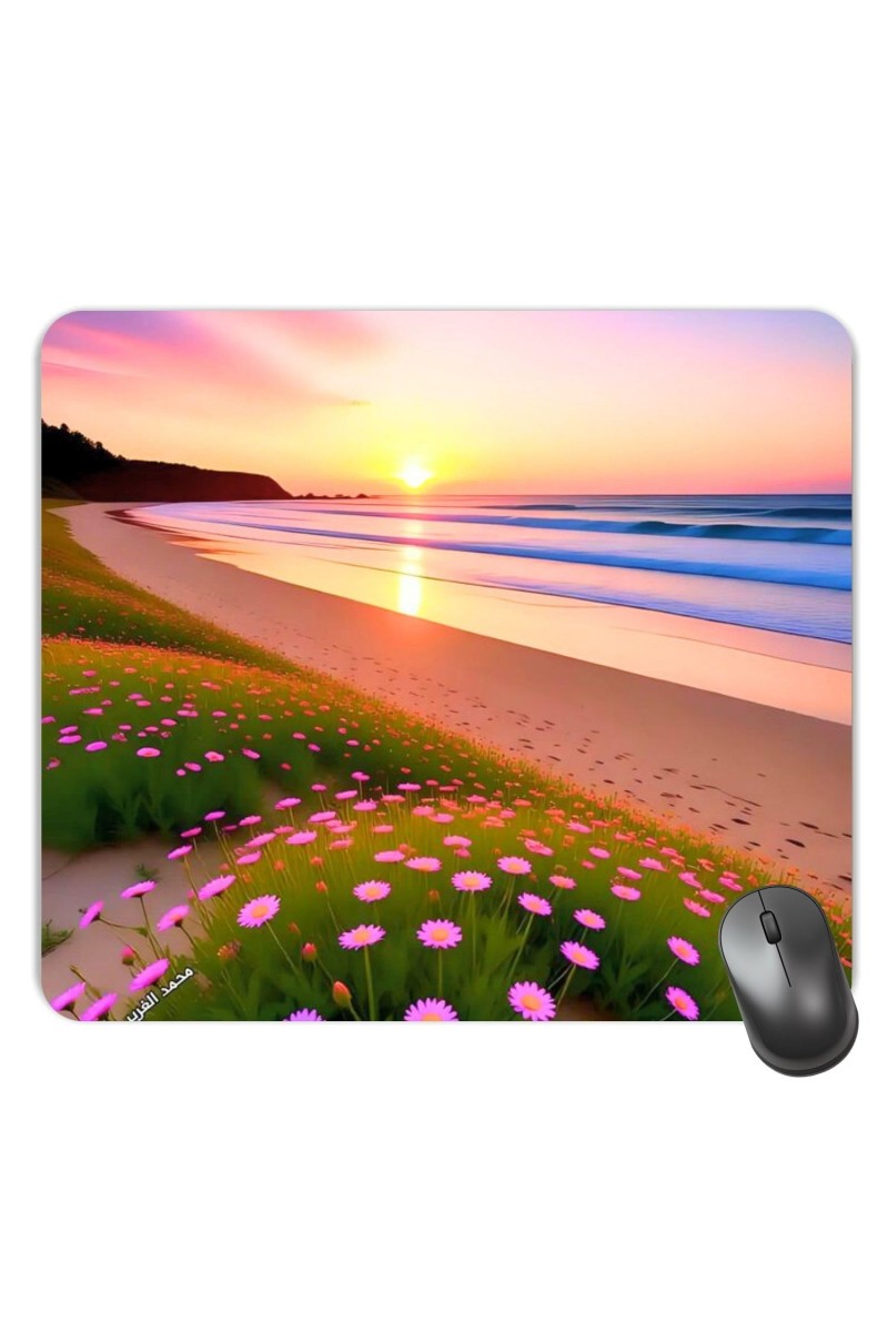 Customized Beautiful View Picture Sublimation Mouse Pad | 8 X 7.5 Inch | Smooth Cloth Surface | Non-Slip Rubber Base | Personalized Mousepad for Laptop & Desktop (F17246)
