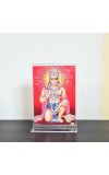 HiTechMart Sri Hanuman Ji Acrylic Photo Frame, Hindu God Idol Picture for Home, Office and Mandir, Decorative Frame for Pooja and Gifting