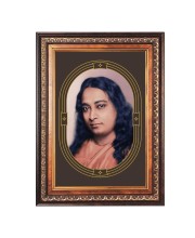 Sri Paramahansa Yogananda Color Photo 10x14 Inch - Vibrant Religious Wall Art for Home or Office Decor.
