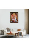 Saraswati Laminated Photo - 5x7 Inches, Divine Blessings for Home & Office and Temple Decoration