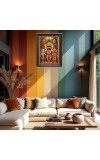 Jai Jagannath Digital Print Photo 10.7x12.7 inches (I5991) - Vibrant Religious Wall Art for Home or Office Decor.