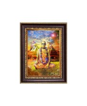 Bhakti Siddhanta Saraswati Digital Print Photo 6.7x8.7 inches - Vibrant Religious Wall Art for Home, Office and Temple Decor.