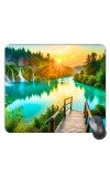 Customized Serenity of Nature Picture Sublimation Mouse Pad | 8 X 7.5 Inch | Smooth Cloth Surface | Non-Slip Rubber Base | Personalized Mousepad for Laptop & Desktop (F17098)