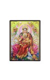 Maa Lakshmi Laminated Photo - 9x11 Inches, Divine Blessings for Home & Office and Temple Decoration