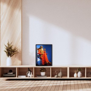 Swami Chinmayananda Laminated Photo (11x13 Inches Without glass) Divine Blessings for Table and Walls,Home & Office and Temple Decoration Swami Chinmayananda Laminated Photo (11x13 Inches Without glass) Divine Blessings for Table and Walls,Home & Office and Temple Decoration