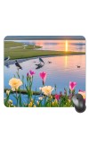 Customized Beautiful View Picture Sublimation Mouse Pad | 8 X 7.5 Inch | Smooth Cloth Surface | Non-Slip Rubber Base | Personalized Mousepad for Laptop & Desktop (F17248)