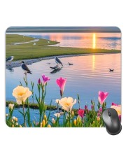 Customized Beautiful View Picture Sublimation Mouse Pad | 8 X 7.5 Inch | Smooth Cloth Surface | Non-Slip Rubber Base | Personalized Mousepad for Laptop & Desktop (F17248)