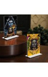Lord Shiva & Ram Lala Acrylic T-Style Photo Stand - 7x9 Inches, Compact and Stylish Spiritual Display, easily change 2 photos (Pack of 1)