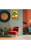 Gautam Buddha Digital Print Photo 6.7x8.7 inches (I6044) - Vibrant Religious Wall Art for Home or Office Decor.