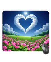 Customized Beautiful View Picture Sublimation Mouse Pad | 8 X 7.5 Inch | Smooth Cloth Surface | Non-Slip Rubber Base | Personalized Mousepad for Laptop & Desktop (F17379)