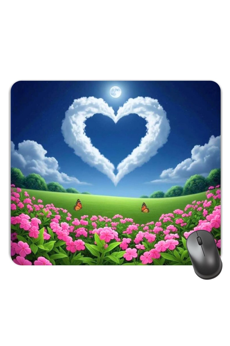 Customized Beautiful View Picture Sublimation Mouse Pad | 8 X 7.5 Inch | Smooth Cloth Surface | Non-Slip Rubber Base | Personalized Mousepad for Laptop & Desktop (F17379)