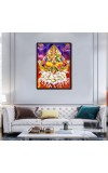 Surya Laminated Photo - 5x7 Inches, Divine Blessings for Home & Office and Temple Decoration