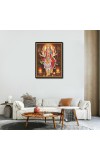 Durga Laminated Photo - 5x7 Inches, Divine Blessings for Home & Office and Temple Decoration