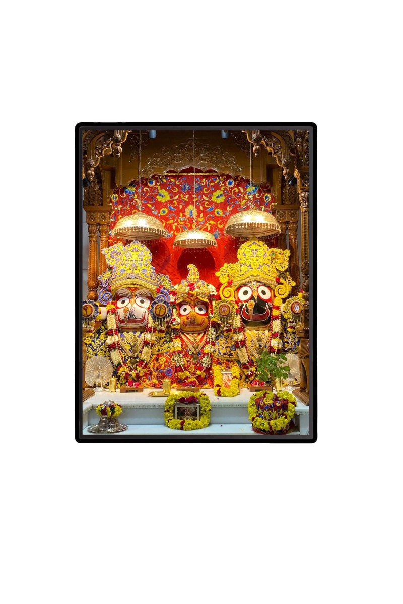 Jagannath Laminated Photo - 5x7 Inches, Divine Blessings for Home & Office and Temple Decoration