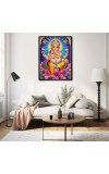 Ganesh Laminated Photo - 5x7 Inches, Divine Blessings for Home & Office and Temple Decoration