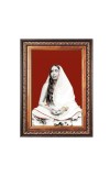 Sri Maa Sarada Devi Color Photo 10x14 Inch - Vibrant Religious Wall Art for Home or Office Decor.
