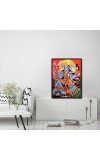 Kali Laminated Photo - 13x15 Inches, Divine Blessings for Home & Office and Temple Decoration