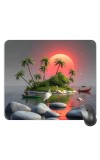 Customized Cranes and Nature Picture Sublimation Mouse Pad | 8 X 7.5 Inch | Smooth Cloth Surface | Non-Slip Rubber Base | Personalized Mousepad for Laptop & Desktop (F17119)