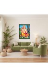 Adi Shankaracharya Laminated Photo - 5x7 Inches, Divine Blessings for Home & Office and Temple Decoration