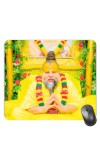 Customized Premanand Govind Sharan Guru Picture Sublimation Mouse Pad | 8 X 7.5 Inch | Smooth Cloth Surface | Non-Slip Rubber Base | Personalized Mousepad for Laptop & Desktop (F17038)