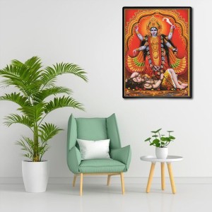 Kali Laminated Photo - 5x7 Inches, Divine Blessings for Home & Office and Temple Decoration Kali Laminated Photo - 5x7 Inches, Divine Blessings for Home & Office and Temple Decoration