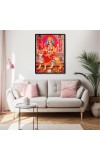 Durga Laminated Photo - 5x7 Inches, Divine Blessings for Home & Office and Temple Decoration
