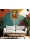 Lord Ganesh Digital Print Photo 6.7x8.7 inches - Vibrant Religious Wall Art for Home or Office Decor.