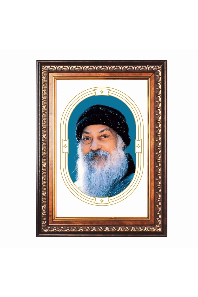 Acharya Osho Rajneesh Color Photo 10x14 Inch - Vibrant Religious Wall Art for Home or Office Decor.