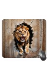 Customized Wild Lion Picture Sublimation Mouse Pad | 8 X 7.5 Inch | Smooth Cloth Surface | Non-Slip Rubber Base | Personalized Mousepad for Laptop & Desktop (F16965)
