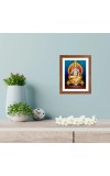 Colored Photo of Surya Dev - Hindu Sun God | Spiritual Wall Art for Home & Temple | Divine Blessings & Energy |