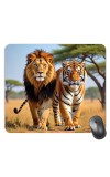 Customized Wild Tiger Picture Sublimation Mouse Pad | 8 X 7.5 Inch | Smooth Cloth Surface | Non-Slip Rubber Base | Personalized Mousepad for Laptop & Desktop (F17052)