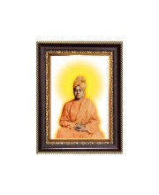 Swami Vibekananda Digital Print Photo 6.7x8.7 inches - Vibrant Religious Wall Art for Home or Office Decor.