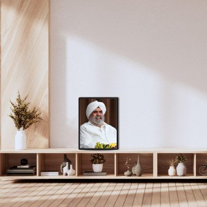 Sant Rajinder Singh Ji Maharaj Laminated Photo - 11x13 Inches, Divine Blessings for Home & Office and Temple Decoration Sant Rajinder Singh Ji Maharaj Laminated Photo - 11x13 Inches, Divine Blessings for Home & Office and Temple Decoration