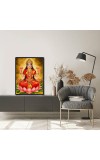 Lakshmi Laminated Photo - 5x7 Inches, Divine Blessings for Home & Office and Temple Decoration
