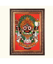 Sri Jagannath Color Photo 10x14 Inch - Vibrant Religious Wall Art for Home or Office Decor.