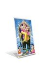Car Desk/Table Top Lord Vishwakarma Acrylic L-Style Photo Stand - 2.5x3.5 Inches, Compact And Stylish Spiritual Display (F6718)