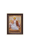 Sri Guru Nanak Dev Ji Digital Print Photo 6.7x8.7 inches - Vibrant Religious Wall Art for Home, Office and Temple Decor.