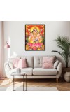 Kubera Laminated Photo - 5x7 Inches, Divine Blessings for Home & Office and Temple Decoration