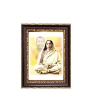 Sri Sarada Devi Digital Print Photo 6.7x8.7 inches - Vibrant Religious Wall Art for Home, Office and Temple Decor.