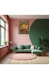 Lord vishnu Digital Print Photo 6.7x8.7 inches (I6098) - Vibrant Religious Wall Art for Home or Office Decor.