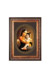 Sri Krishna Color Photo 10x14 Inch - Vibrant Religious Wall Art for Home or Office Decor.
