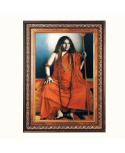 Sri Swami Pranabananda Color Photo 10x14 Inch - Vibrant Religious Wall Art for Home or Office Decor.