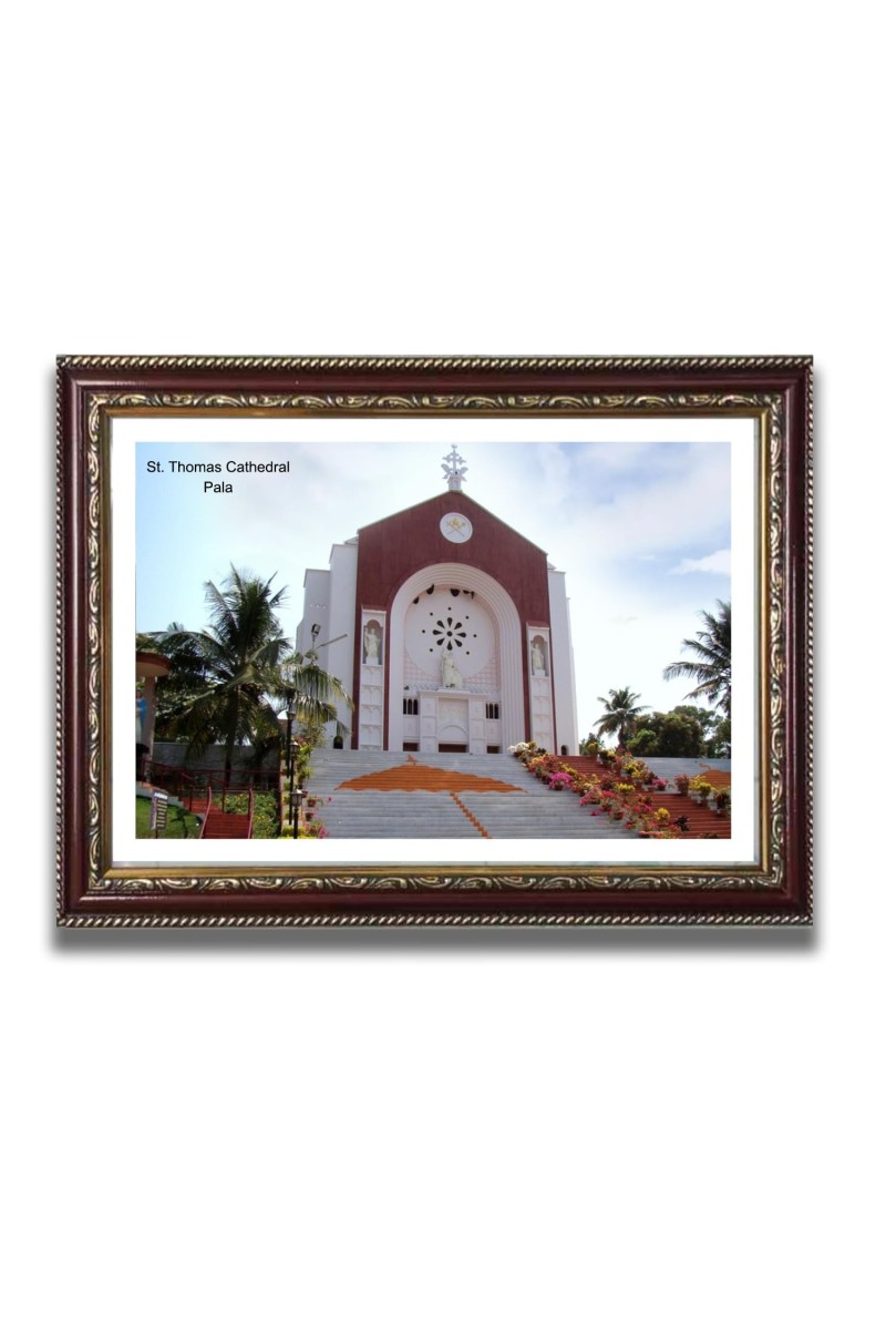 St. Thomas Cathedral Church Photo Frame, Beautiful Elegant Framed Wall Art of Iconic Cathedral